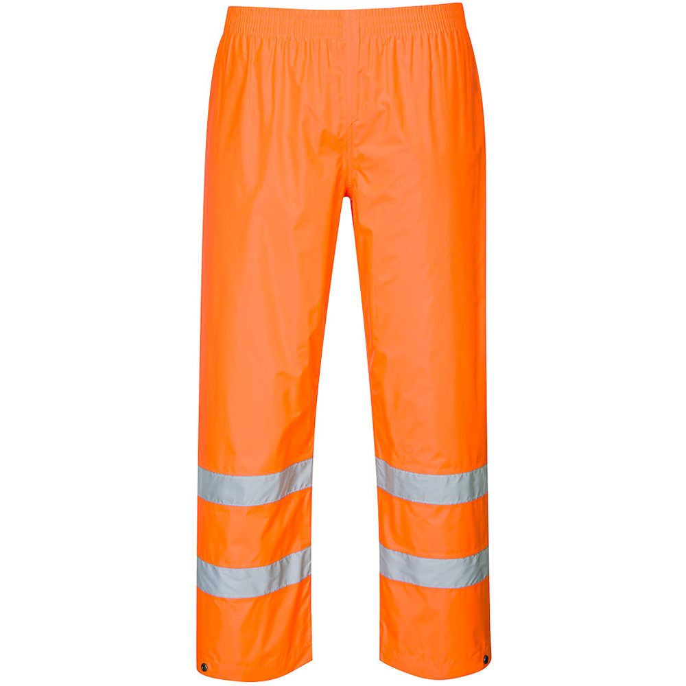 Portwest Orange Es1 Essential Hi-Vis Rain Trouser - Large