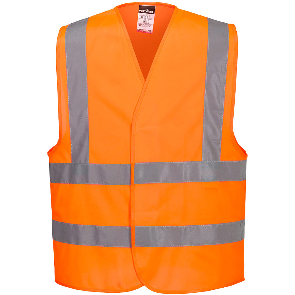 Portwest Orange Es1 Essential Hi-Vis Band And Brace Vest - 3XL