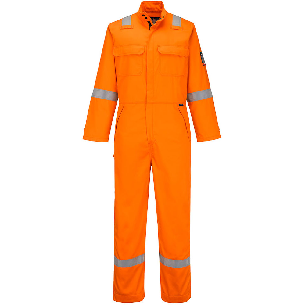 Portwest Orange Bizflame Work+ Fr Coverall - Large