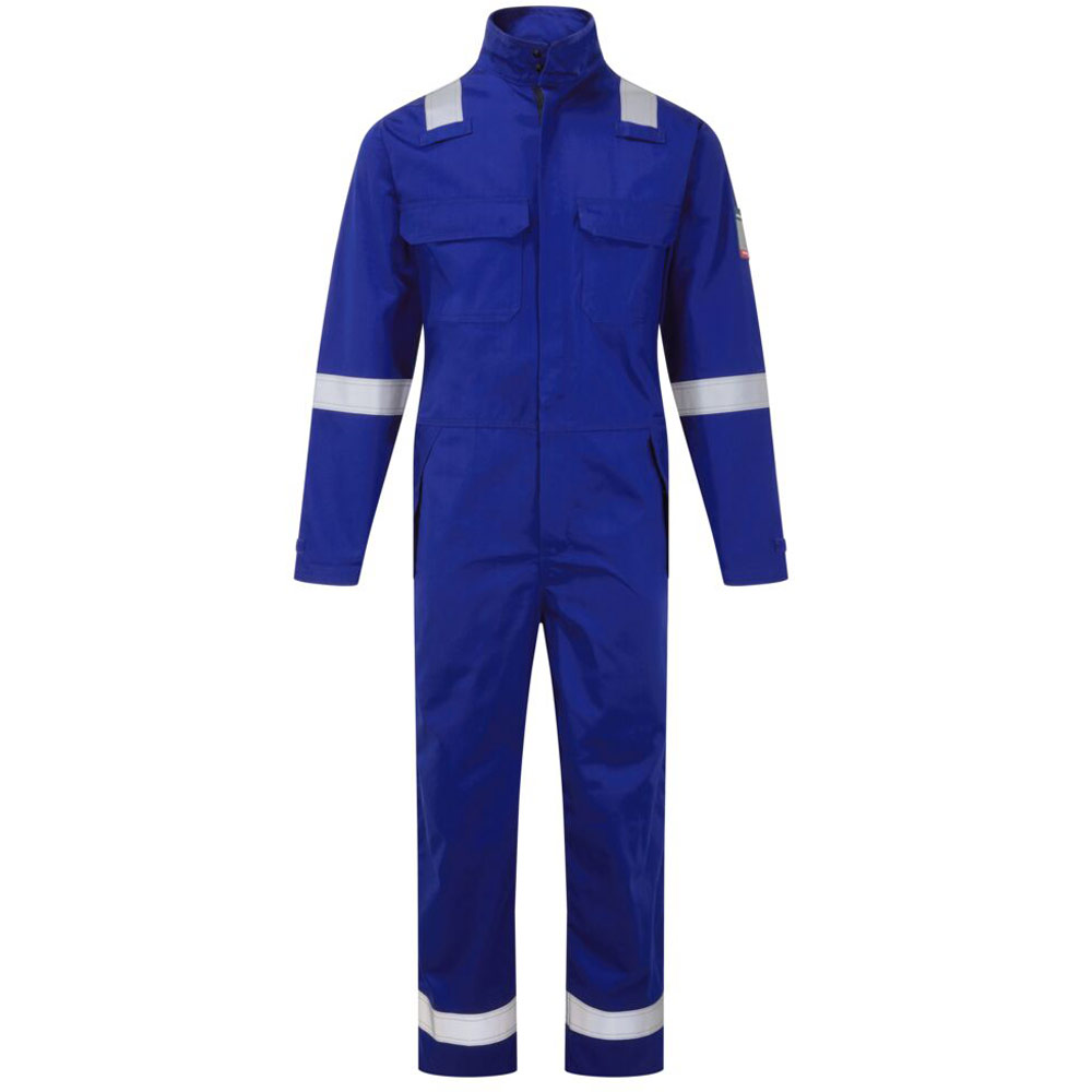 Portwest Blue Bizflame Work+ Fr Coverall - Royal - 3XL