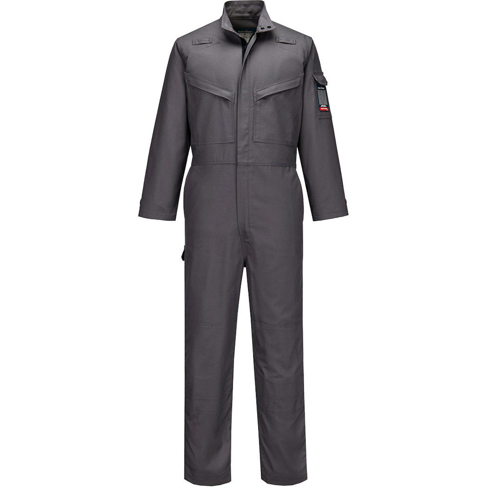 Portwest Bizflame Industry FR Coverall - Grey | The PPE Online Shop
