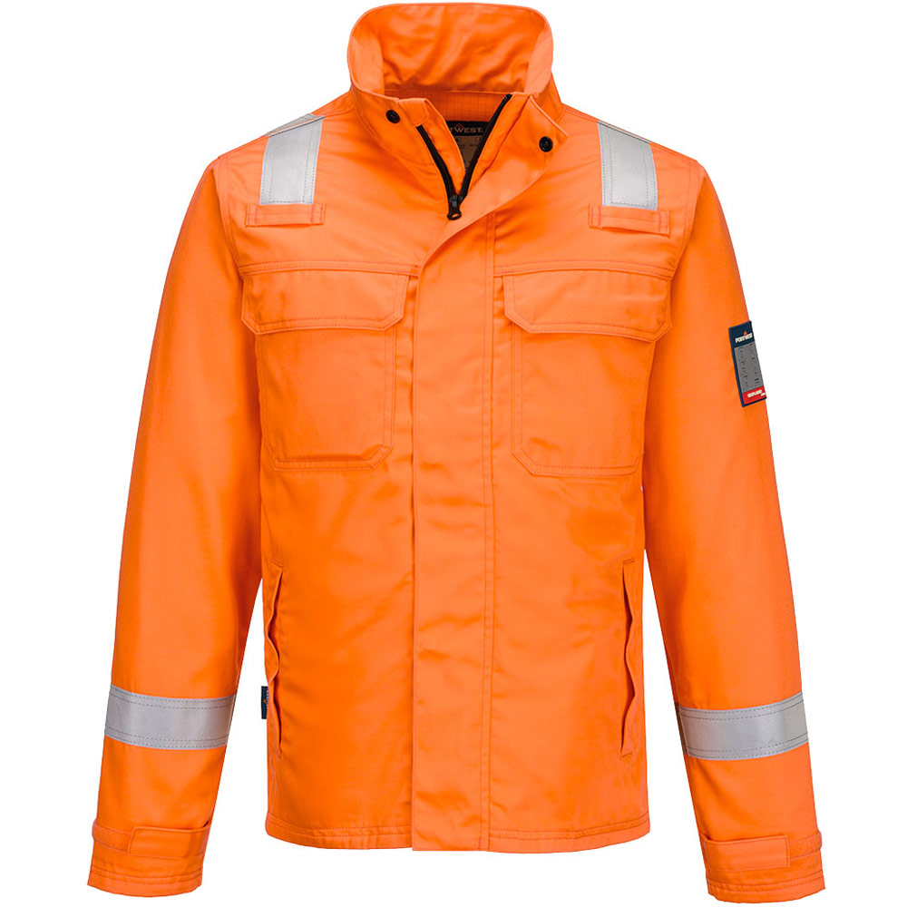 Portwest Orange Bizflame Work+ Fr Jacket - 4XL