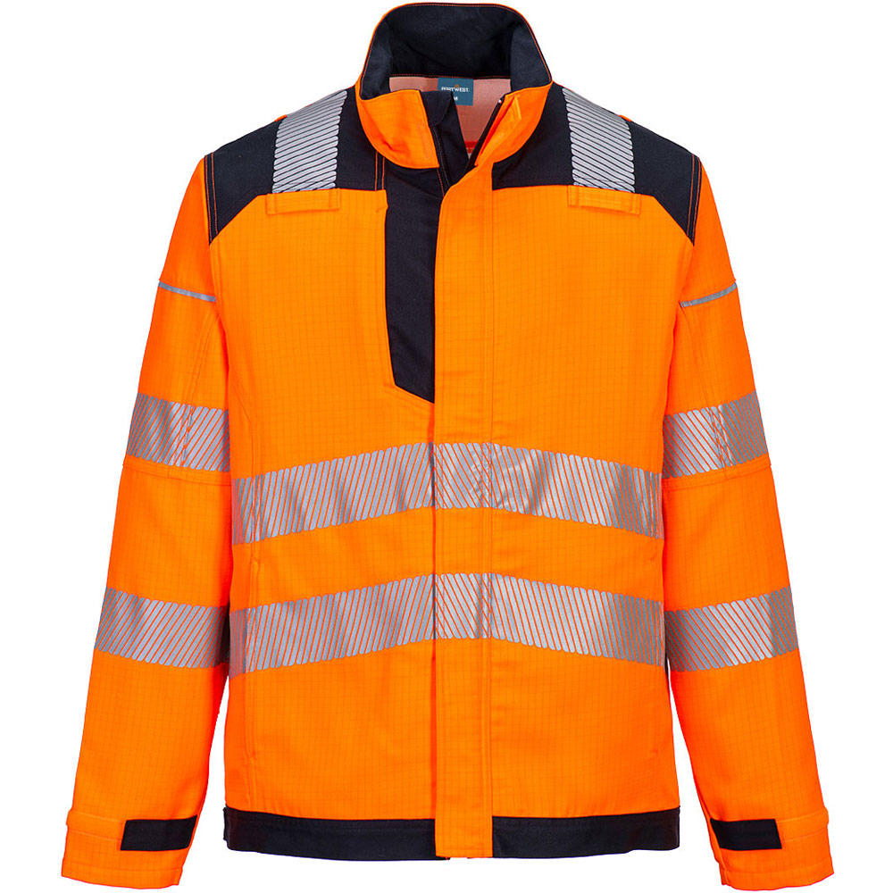 Portwest Orange Pw3 Modaflame Work Hvo Multi-Norm Fr Jacket - /Navy - Xxl