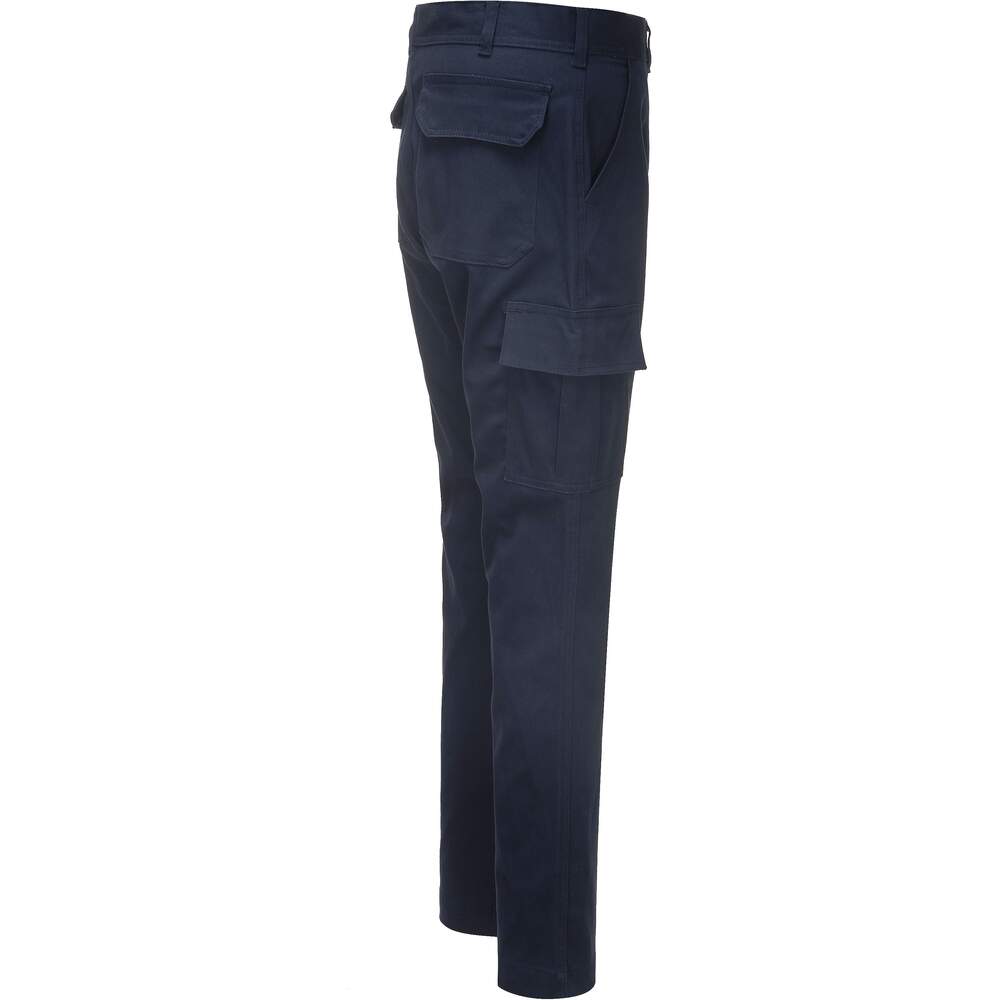 Buy Navy Blue Slim Cotton Stretch Cargo Trousers from the Next UK online  shop