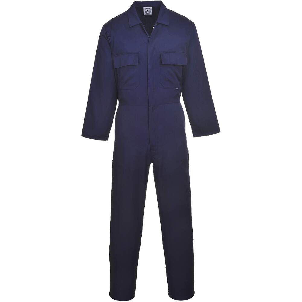 Photos - Safety Equipment Portwest Euro Work Coverall - Navy - Large S999NARL 