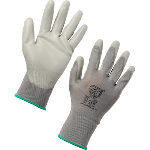 Supertouch PU Fixer Gloves - Grey