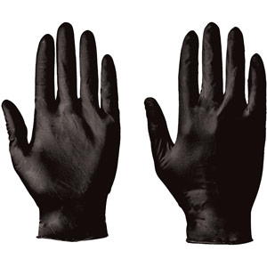 Supertouch 5.5 Powderfree Nitrile Gloves - Black
