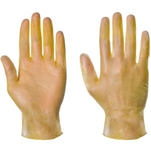 Supertouch Powderfree Vinyl Gloves - Yellow