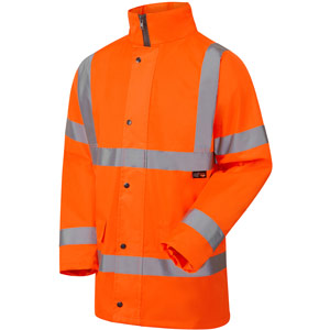 Supertouch Fleece Lined Parka - Orange