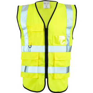 Supertouch Hi Vis Executive Vest - Yellow