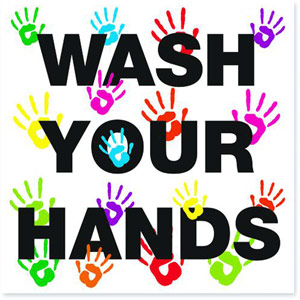 Wash Your Hands - 200X200mm - S/A Vinyl - FA066QSAV