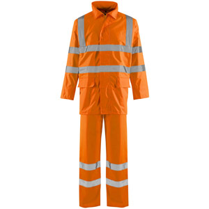 Supertouch Hi-Vis Lite Rainsuit - Orange