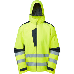 Supertouch Hi Vis System Eco Insulated Jacket - Yellow/Navy