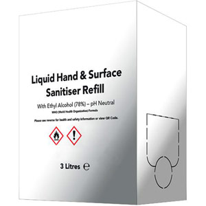 Liquid Sanitiser Box with Tap - 3 Litres